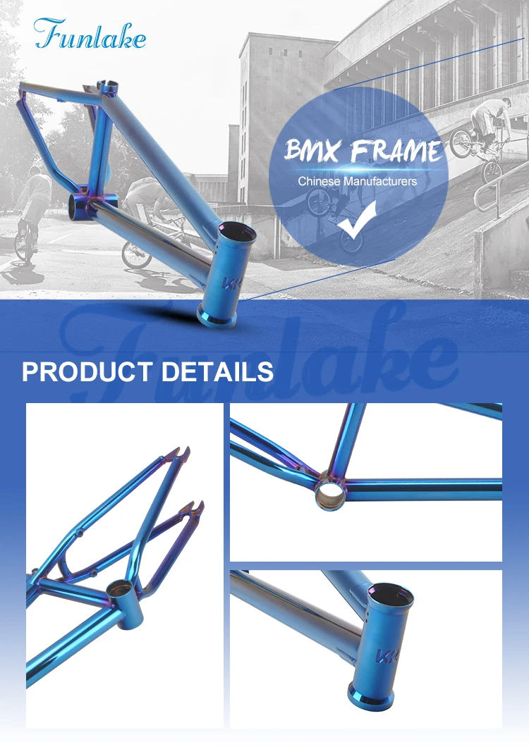 Funlake Professionelle Fahrrad Rahmen Hersteller Chromoly 4130 Blau Kraftstoff Bmx Bike Rennen Rahmen Buy Rahmen Bmx Bmx Rennen Rahmen Bmx Fahrrad Rahmen Product On Alibaba Com