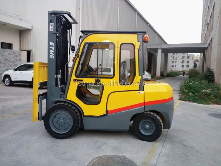 Diesel Power Manual Transmission Forklift Price 3.5 Ton Fork Lift With