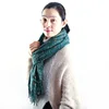 New Design Long Thick Stole Wraps Plain Wool Scarf