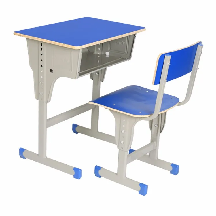 Cheap School Desk And Chair New Design Study Table For Student Double 