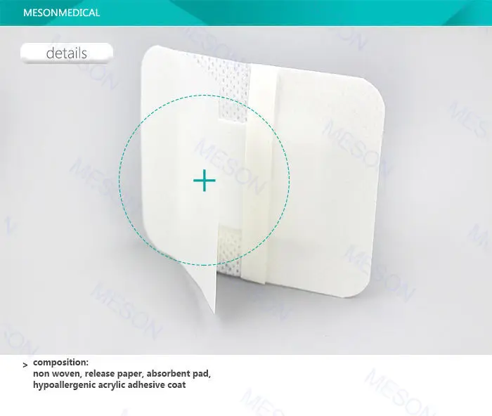 Non woven dressings for wound care