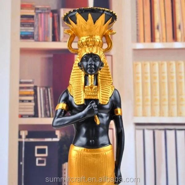 egyptian resin statues