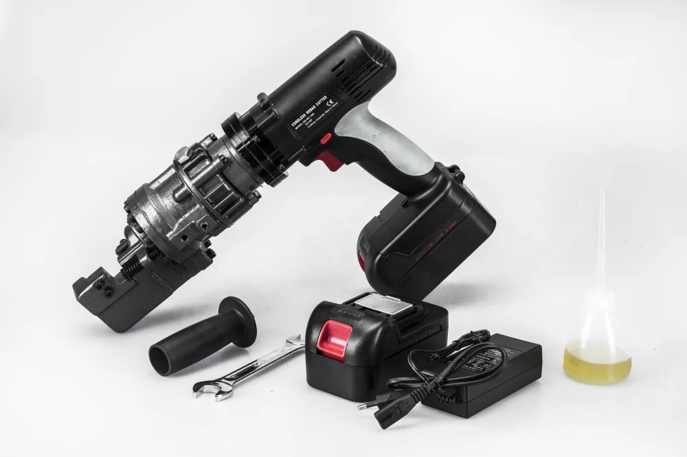 Portable Hydraulic Electric Cordless Rebar Cutter Ce Iron Plate Manual