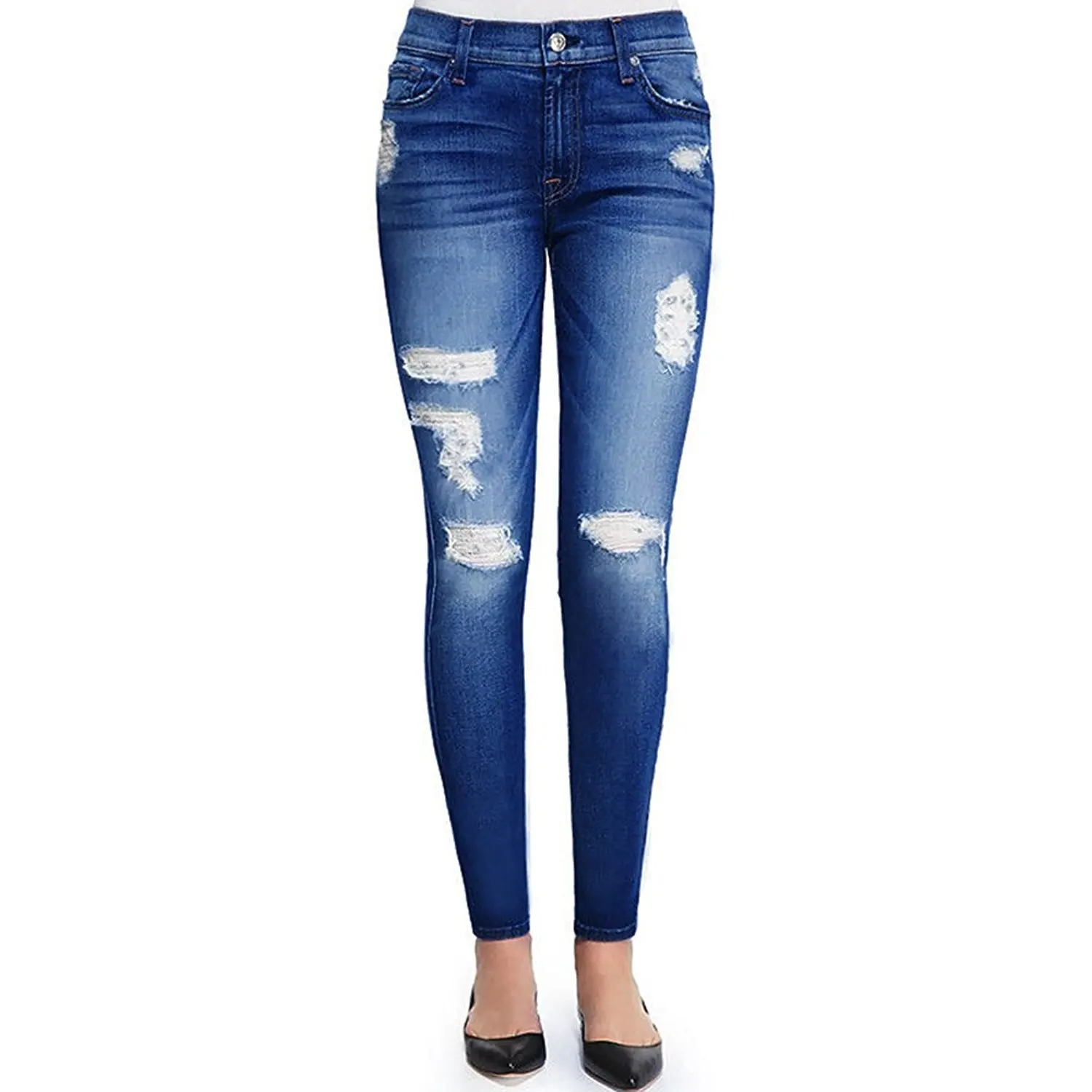 ripped jeggings womens