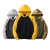 OEM Wholesale Patchwork Costume Hoody Men Sweatshirt Washed Polyester Hoodie