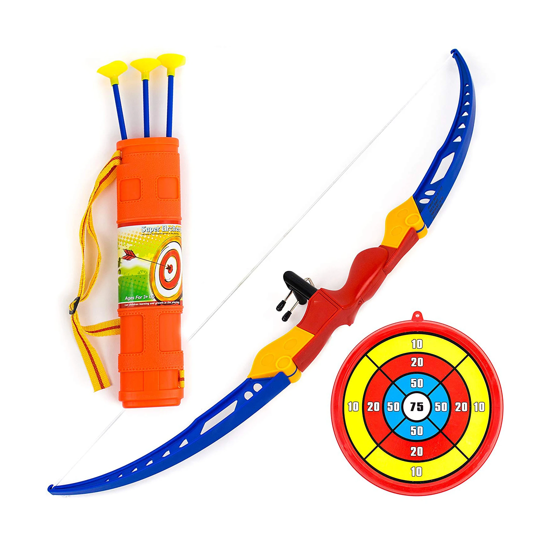 children's archery set with target