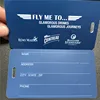 ID number printing personalized plastic luggage tag for travel agency