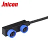 m15 plug and socket connector waterproof lighting plastic power cable f connector