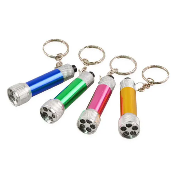 Professional Gift Item Colorful 3 5 7 Led Torch Keychain - Buy Led ...