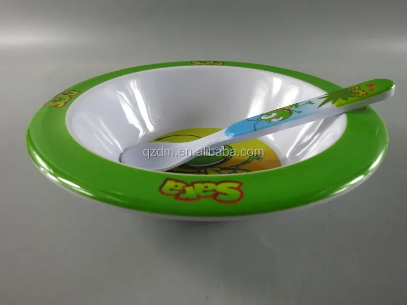Melamine Kids Lunch bowl + spoon ,Bady bolw and spoon