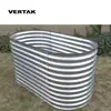 VERTAK best quality galvanized steel raised garden bed for vegetable flower planter edge