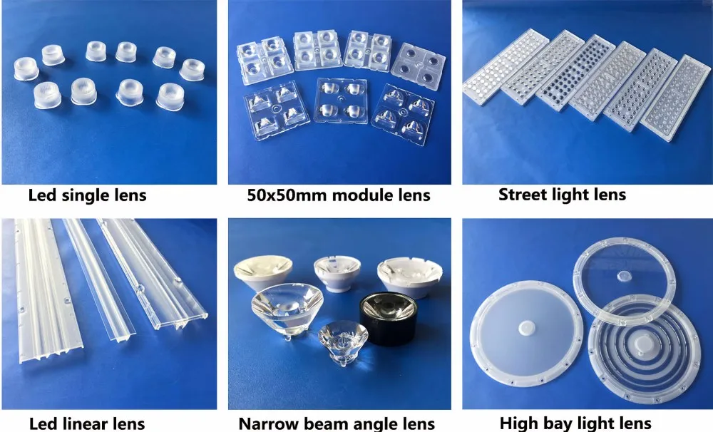 Pmma Optical Lens For Advertising Light Boxes Cree Xpe Xte 3535 Led