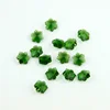 New Arrival ! 100pcs/lot One Hole Dark Green 14mm Crystal Chandelier Hanging Beads Glass Snowflake Prism Jewelry Beads