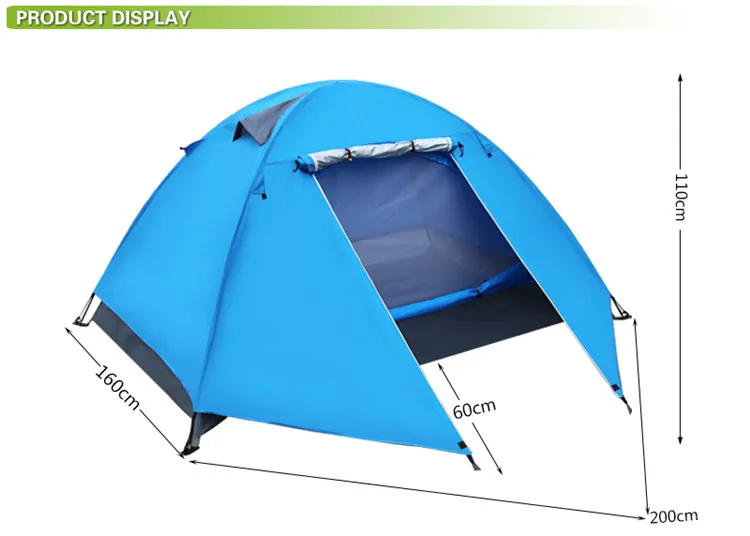 HOT Sale 2-4 Person Double layer Waterproof Tent Family Camping Tents