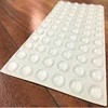 Clear Soft Close Drawer Cabinet Door Bumpers - Made in China - 9.5mm x 3.8mm Sound Dampening Adhesive Transparent Rubber Pads Fe
