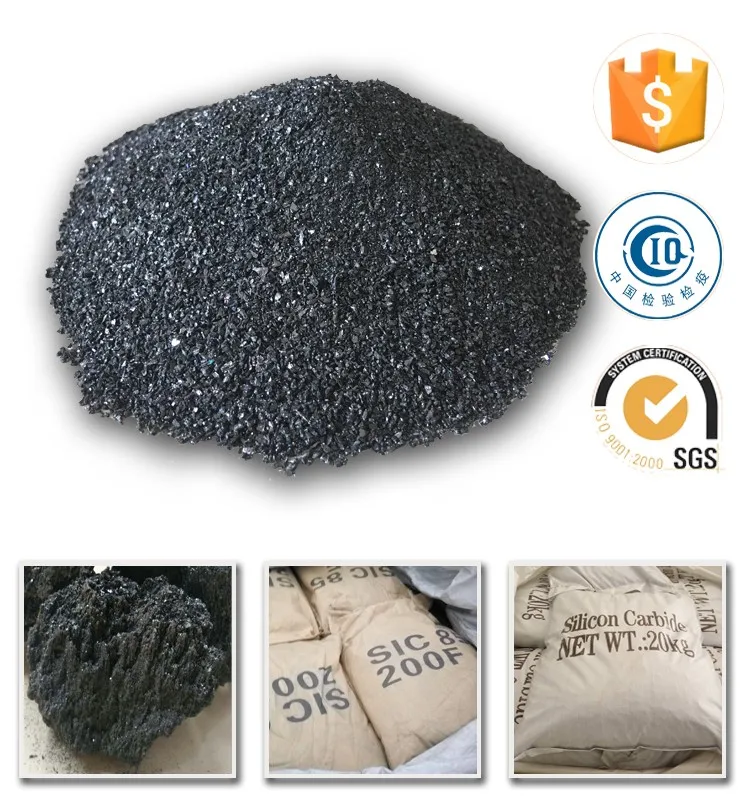 China gold supplier powder granule Black silicon carbide