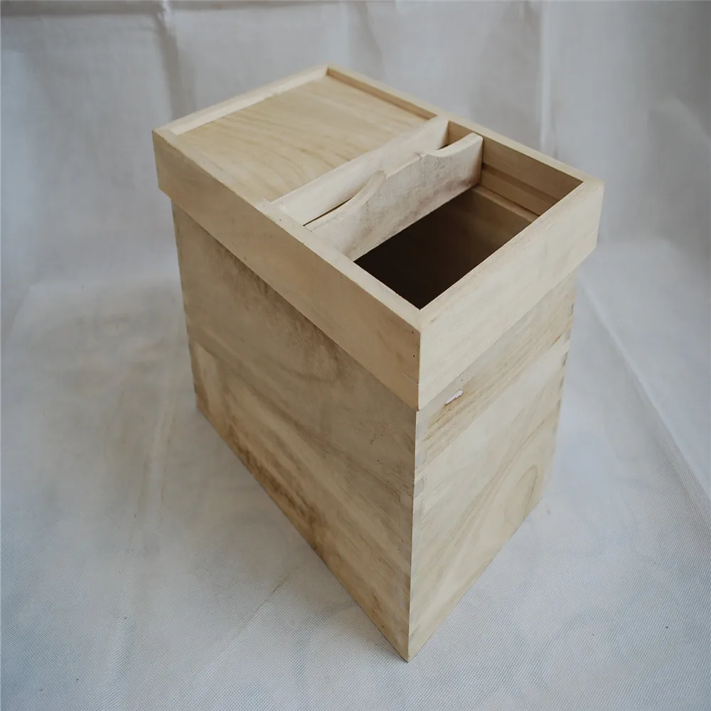 Factory Supply Solid Wooden Storage Box Wooden Rice Bucket Buy Wooden