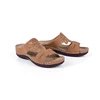 2019 New design Women's PU leather platform with hollow pattern outdoor comfortable casual sandals