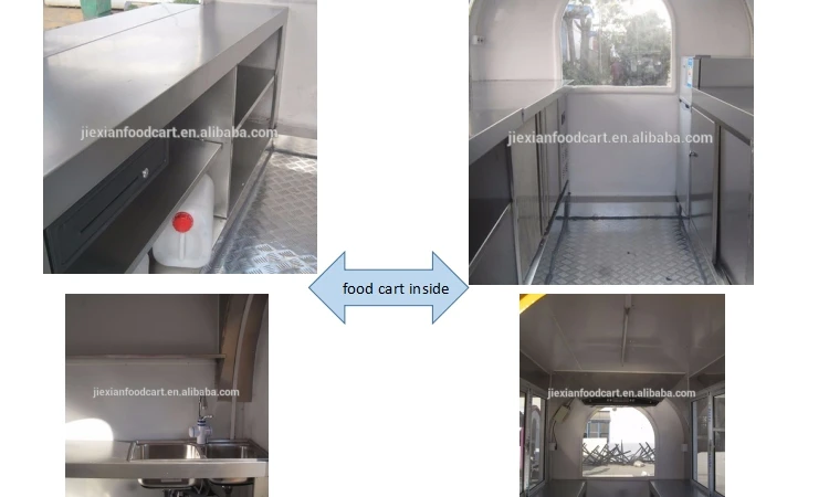 JX-FR280H Shanghai Jiexian commercial food trailer food truck van