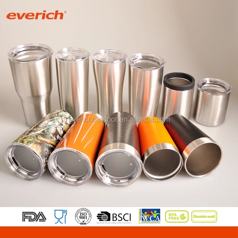 15 oz Stainless Steel Insulated Coffee Mug Powder Coated Double Wall S —  Bulk Tumblers