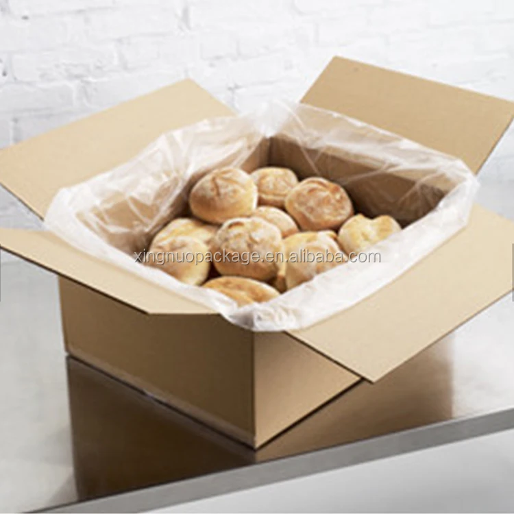 Wholesale Custom Plastic Pe Box Liner Bag For Food Packaging Carton