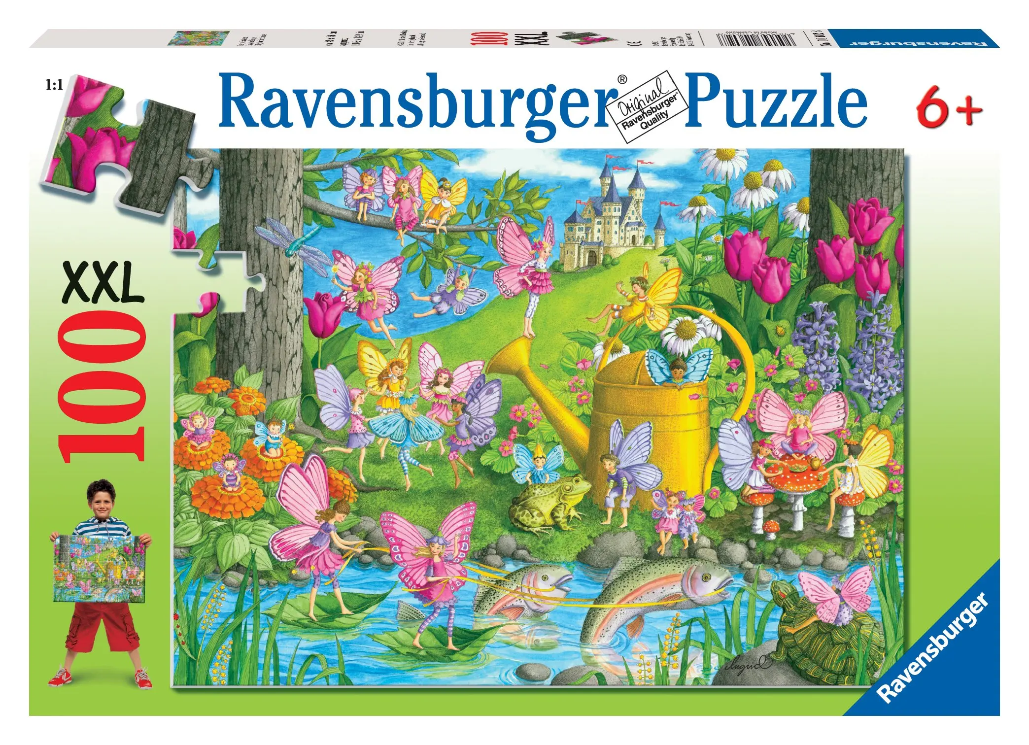 100 элементов. Ravensburger пазл город. Пазл феи город. Набор пазлов Ravensburger феи. Пазл Страна фей.