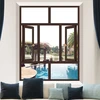 Best Selling Removable Jalousie Glass Double Glazing Sash Casement Blind Windows