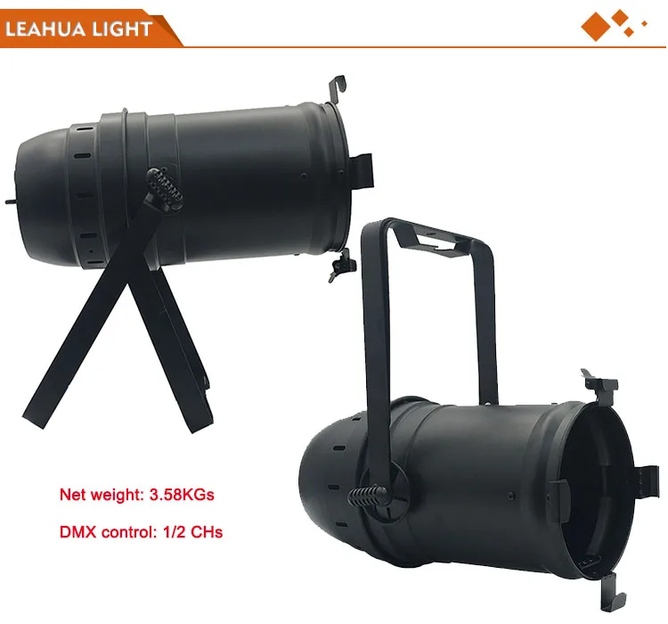 CRI 92 warm white 3200K 100w cob led par light zoom.jpg
