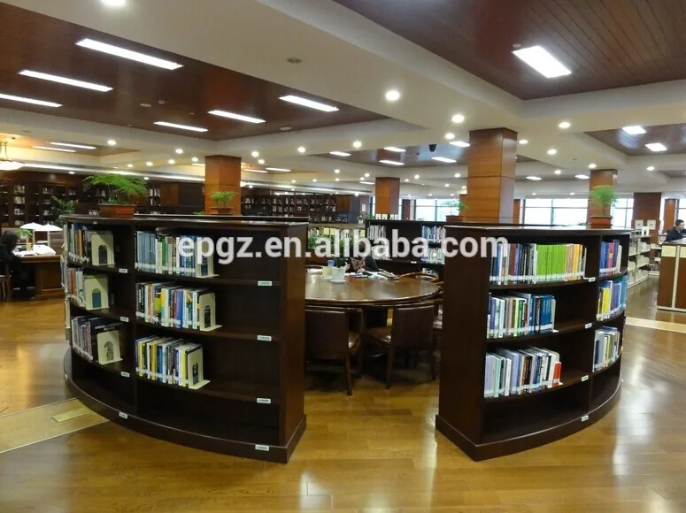 High Quality Side Bookshelves Library Corner Bookstore Bookshelves For