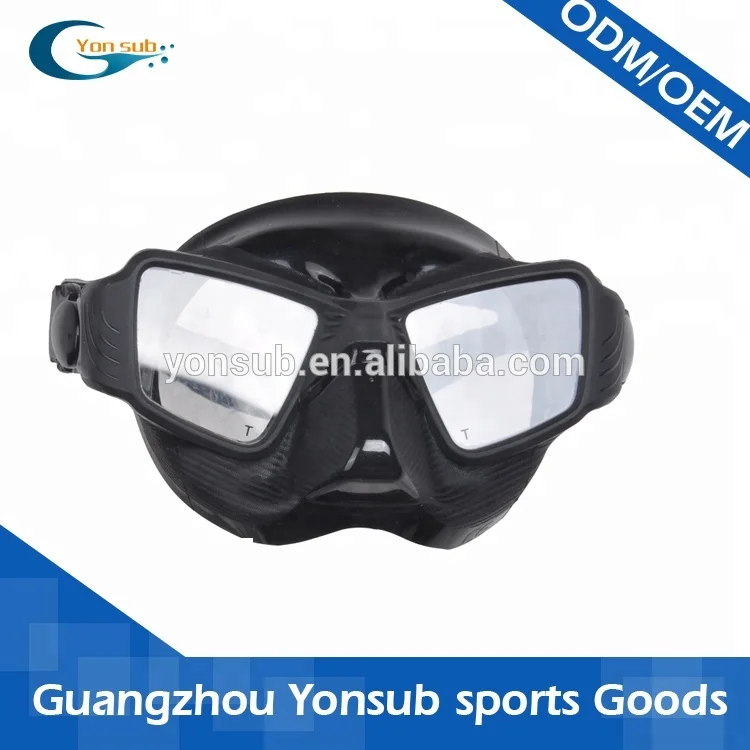 Wholesale low volume spearfishing silicone diving mask for adult