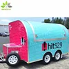 USA fast food trailer mobile pizza food carts for fast food, kitchen caravan, mobile food carts for coffee for donuts for sale