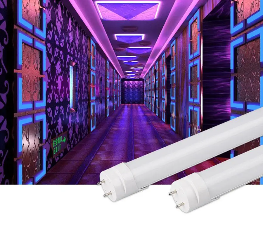 RGB Pink Purple T8 G13 Led Tube Light 1ft~8ft AC85-265V RGB Pink Purple T8 G13 Led Tube Light 1ft~8ft AC85-265V