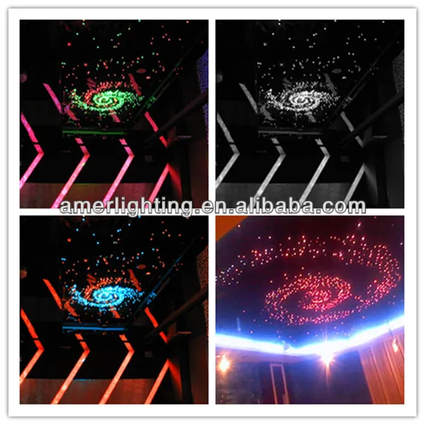 Rgb Led Fiber Optic Star Ceiling Kit 0.75mm 200 Pcs *2 Meters Fiber Optic Light For Sale