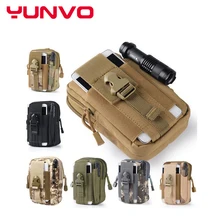 Tactical Molle Pouch Belt Waist Pack Bag Pocket Military Waist Fanny Pack Phone Pocket for Samsung Galaxy S6