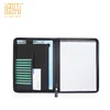 OEM ODM wholesale customized high quality business office stationery document folder portfolio a4 pu leather