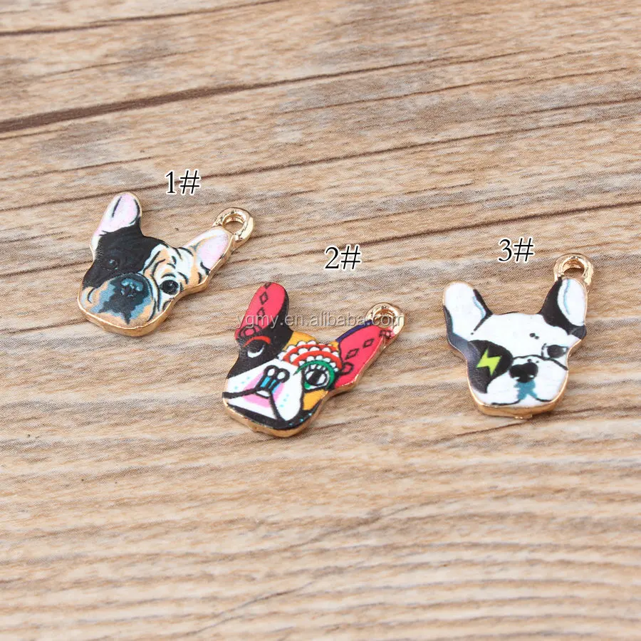 bulldog charms wholesale