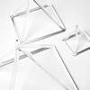 HM 3inch to 22 inch Clear Quartz Crystal Singing Pyramid for Chakra Balancing
