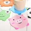 OEM silicone rubber cup coaster pvc drink coaster for glass