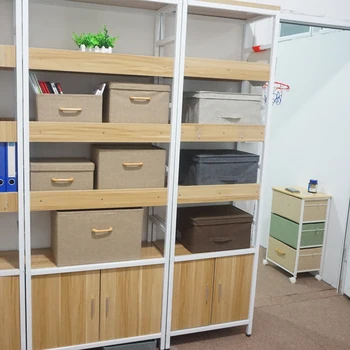 Multi Size Foldable Fabric Drawer Closet Organizer Bins With Wooden Multi Size Foldable Fabric Drawer Closet Organizer Bins With Wooden Handles