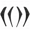 2001-2007 VOL STYLE CARBON FIBER FRONT BUMPER CANARDS (4 PCS) FOR MITSUBISHI LANCER EVOLUTION EVO 7-9