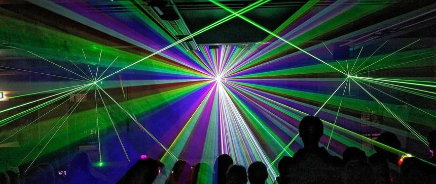 瓦天空激光 rgb 动画激光灯 dj 迪斯科设备 - buy 2w laser beam