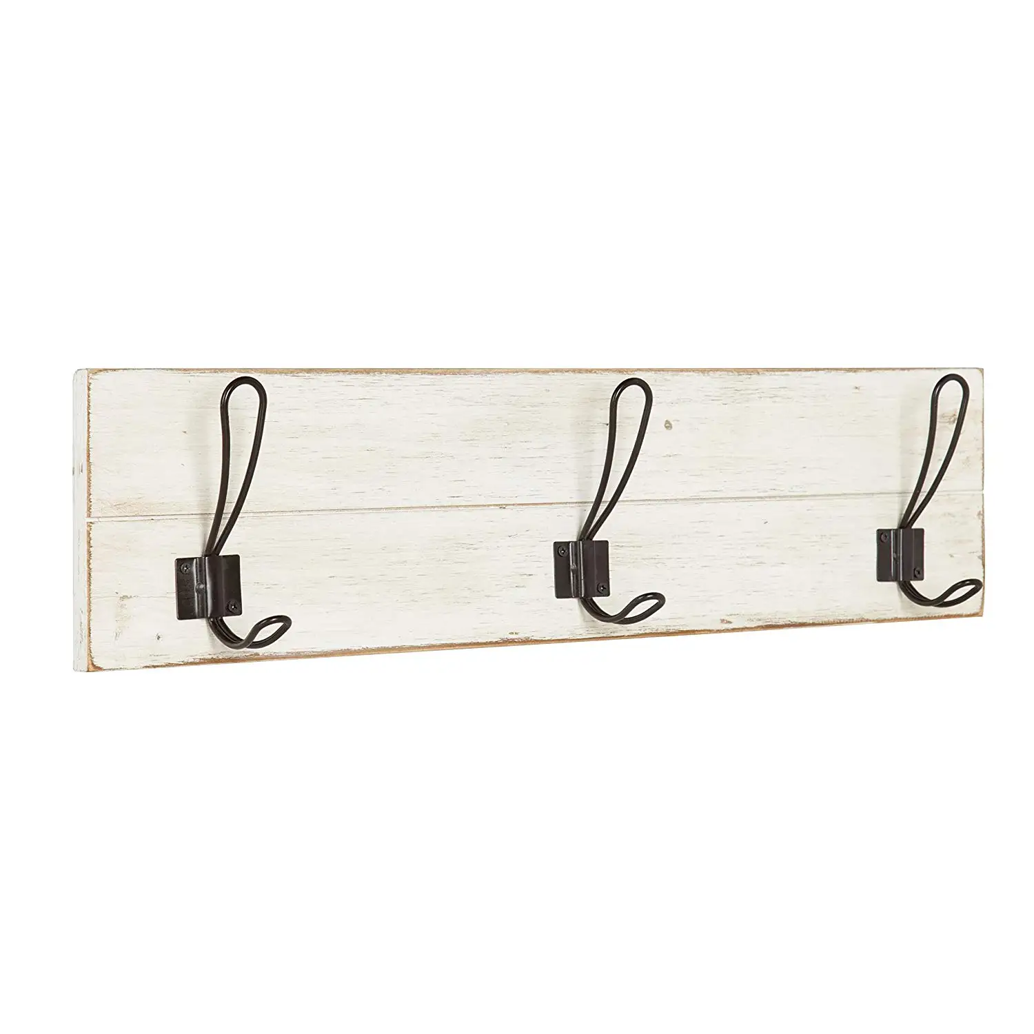 Distressed White Wood Shiplap Wall Mounted Key Hook Rack Buy Key Hook