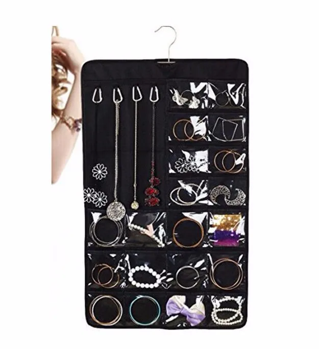 Oem Wholesale Foldable Hanging Travel Organizer Hanging Jewelry