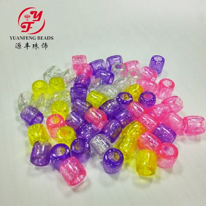 Good Quality Mixed Color 6mm Plastic Pony Beads Wholesale