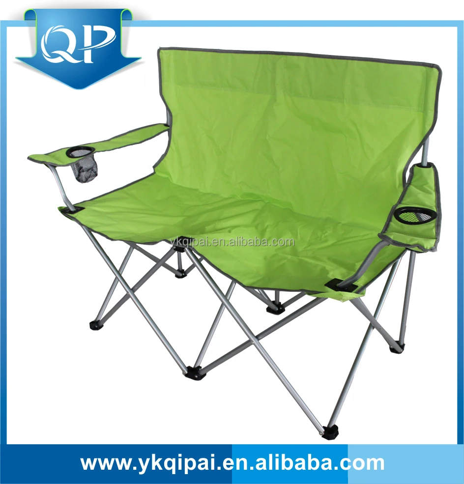cheap foldable double seat camping chair with armrest  buy double seat  camping chair product on alibaba