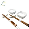 Home Work Bamboo Wooden Chopsticks Rest Gift Set