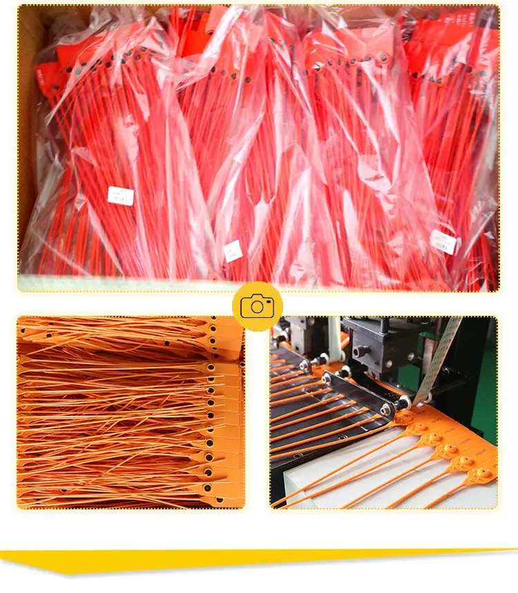 Free Samples Security Plastic Seal Hs Code With Barcode And Serial