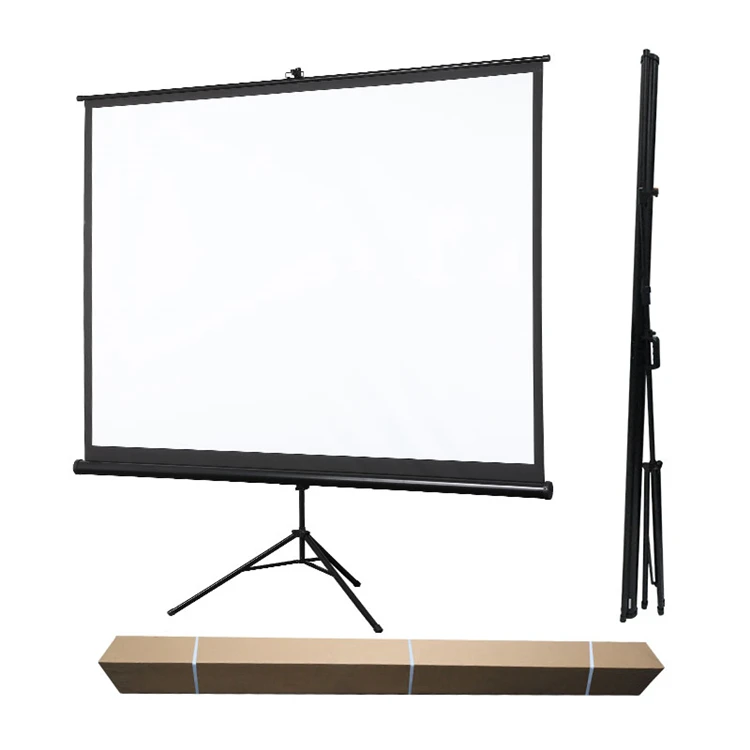 Tripod Bracket Projection Screen For Easy Carrying And Use Of Indoor
