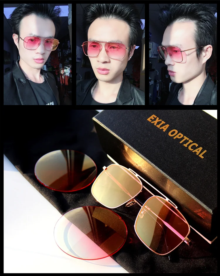 Gradient Red Lenses Flash Mirror Sunglass Lens B31 Series 75mm Base Curve 2 Buy Gradient Red