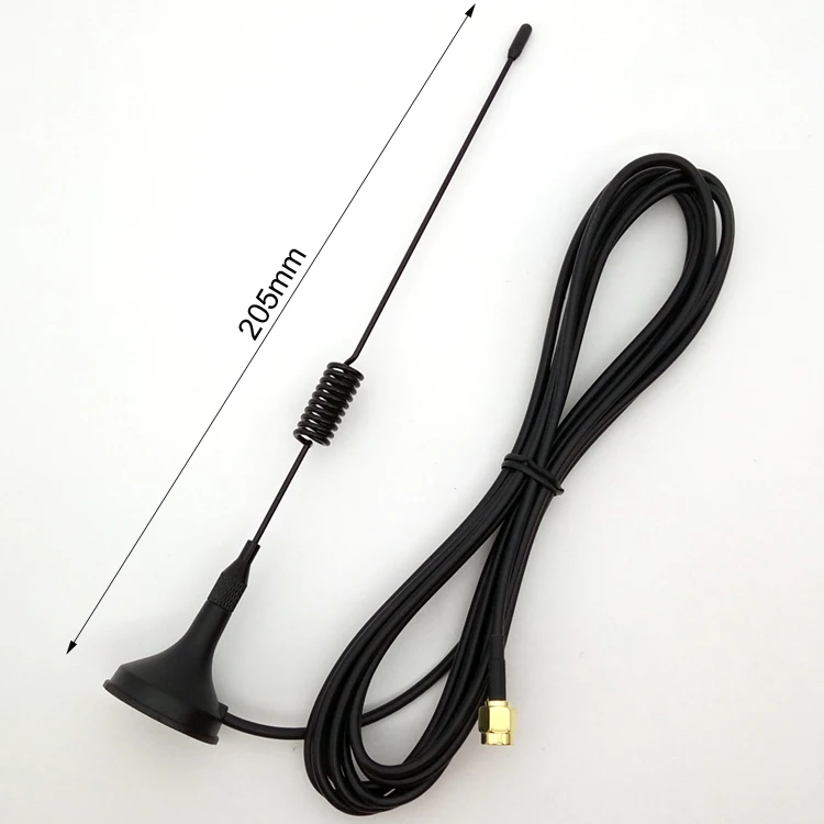 Factory Price 2.4g 7db Wifi Antenna With Ipex Ufl Sma Connector Magretic Mount
